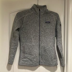 Grey Patagonia Better Sweater Fleece Jacket